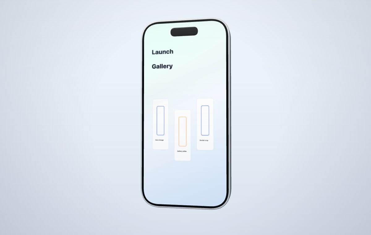Product launch mockup preview for launch galleries, website heroes, and social campaign assets